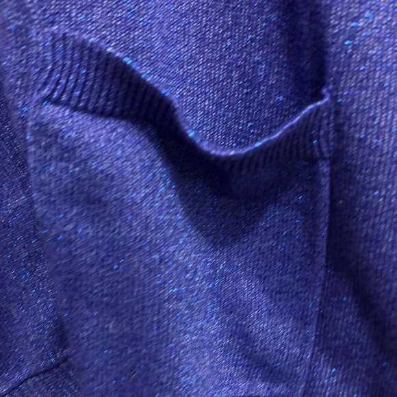 G:21 Purple shimmery button down purple cardigan - Picture 2 of 5